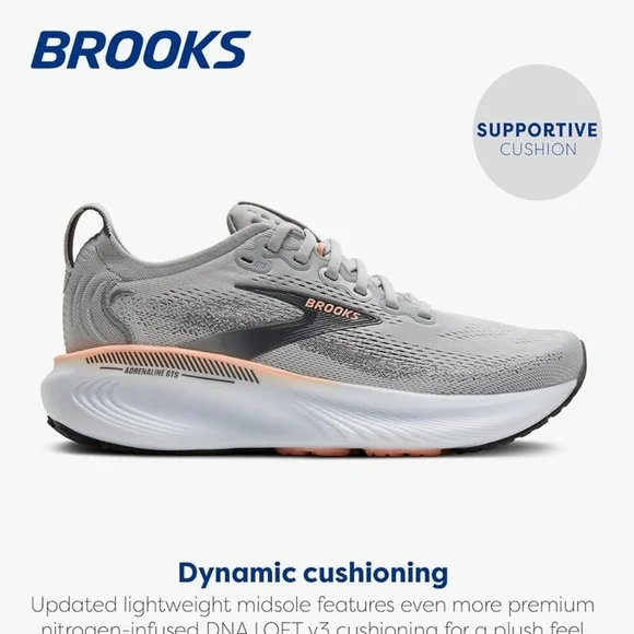 Brooks Women's Gray Running Shoes - Picture 4 of 14